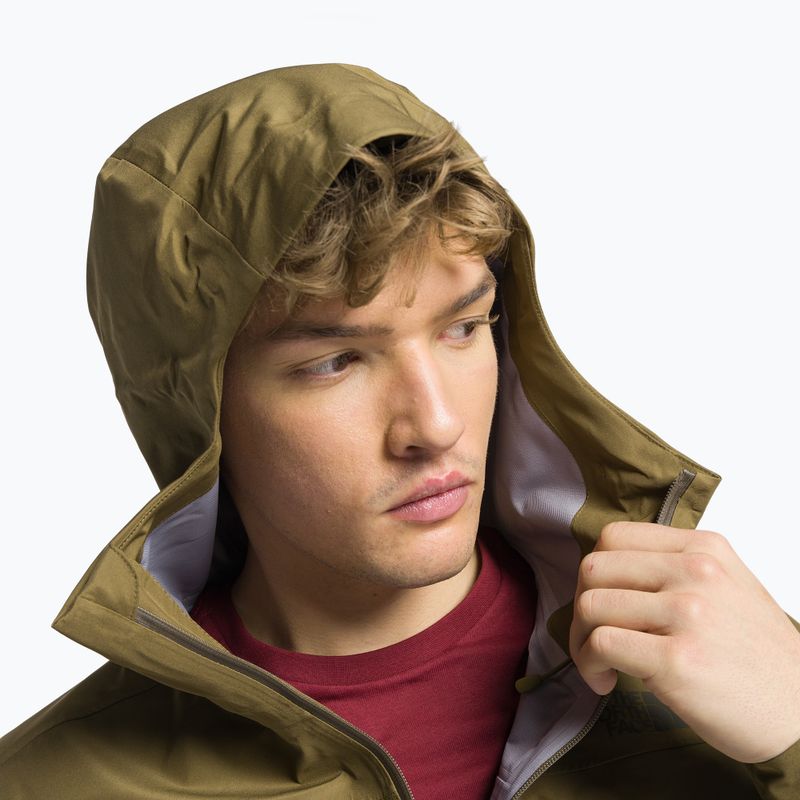 Kurtka przeciwdeszczowa męska The North Face Dryzzle Futurelight military olive 5