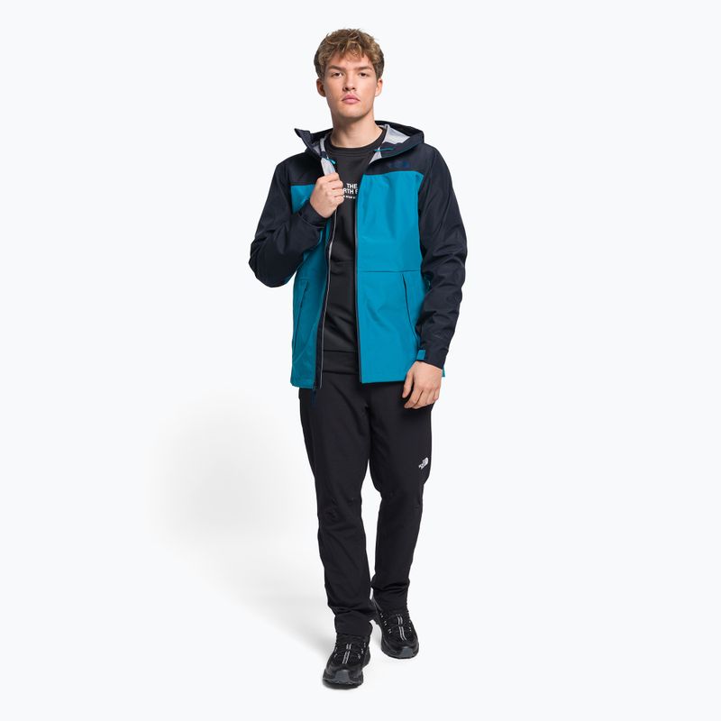 Kurtka przeciwdeszczowa męska The North Face Dryzzle Futurelight aviator navy/banff blue 2