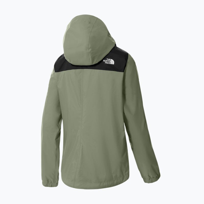 Kurtka przeciwdeszczowa damska The North Face Antora black/tea green 12