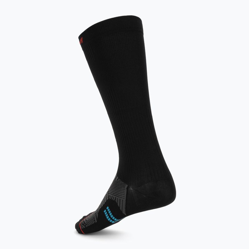 Skarpety hokejowe CCM Compression Knee black/red 2