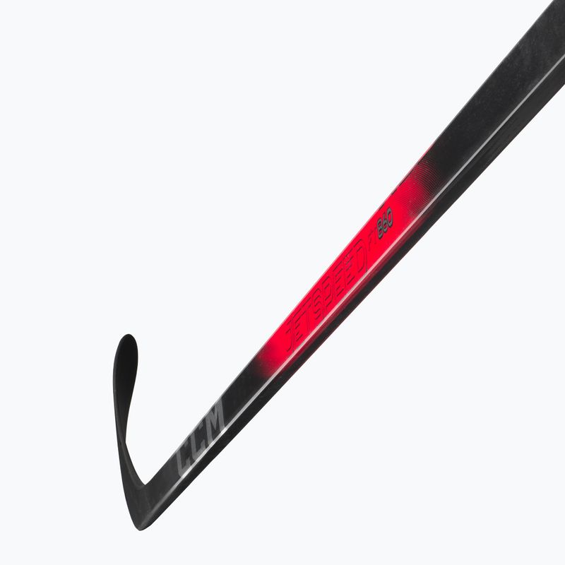 Kij hokejowy dziecięcy CCM JetSpeed FT860 JR black/red 4