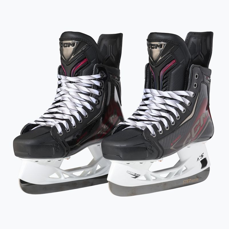 Łyżwy hokejowe męskie CCM JetSpeed FT8 Pro SR TAPERED black 2
