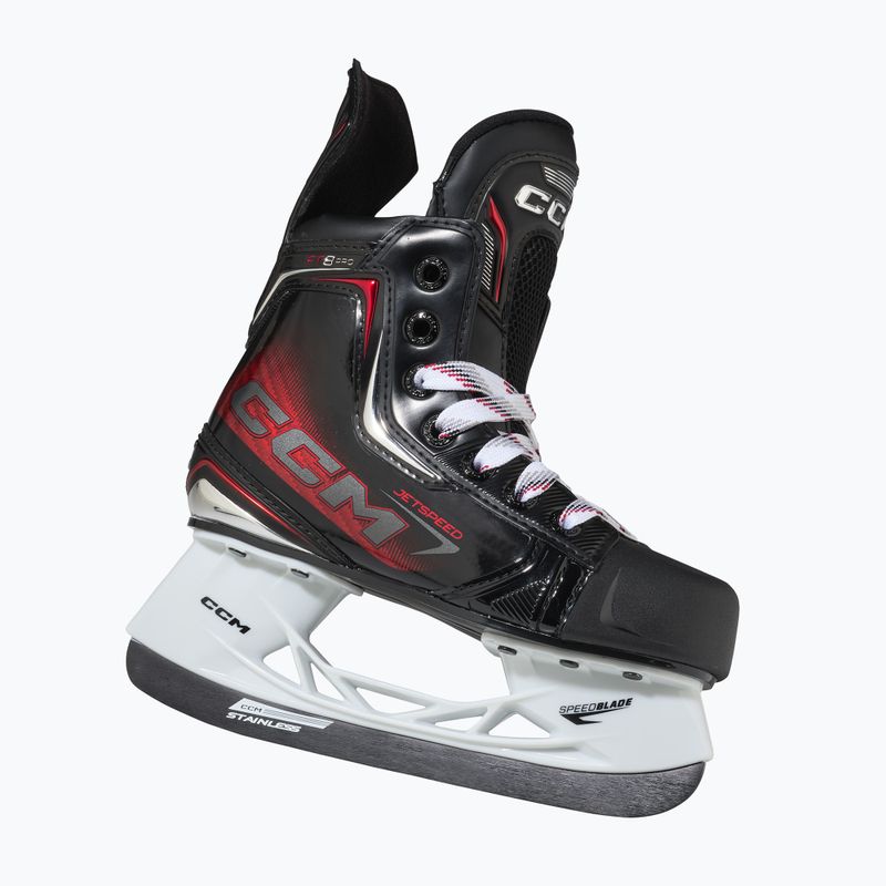 Łyżwy hokejowe dziecięce CCM JetSpeed FT8 Pro YT REGULAR black 4