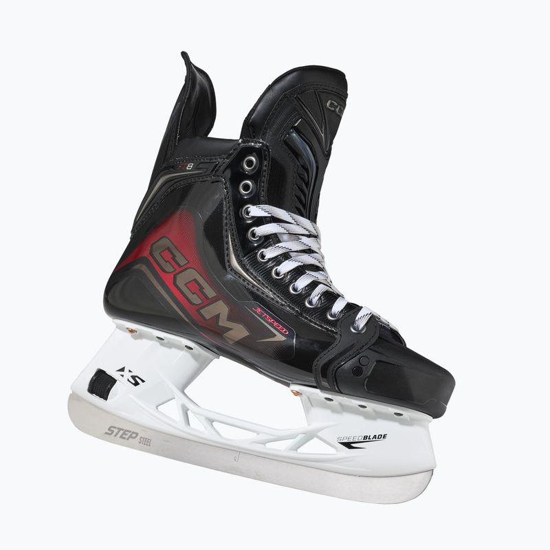 Łyżwy hokejowe dziecięce CCM JetSpeed FT8 INT TAPERED black 4