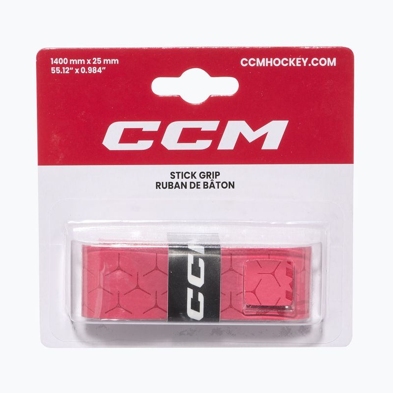 Taśma do kija hokejowego CCM Stick Grip red 2