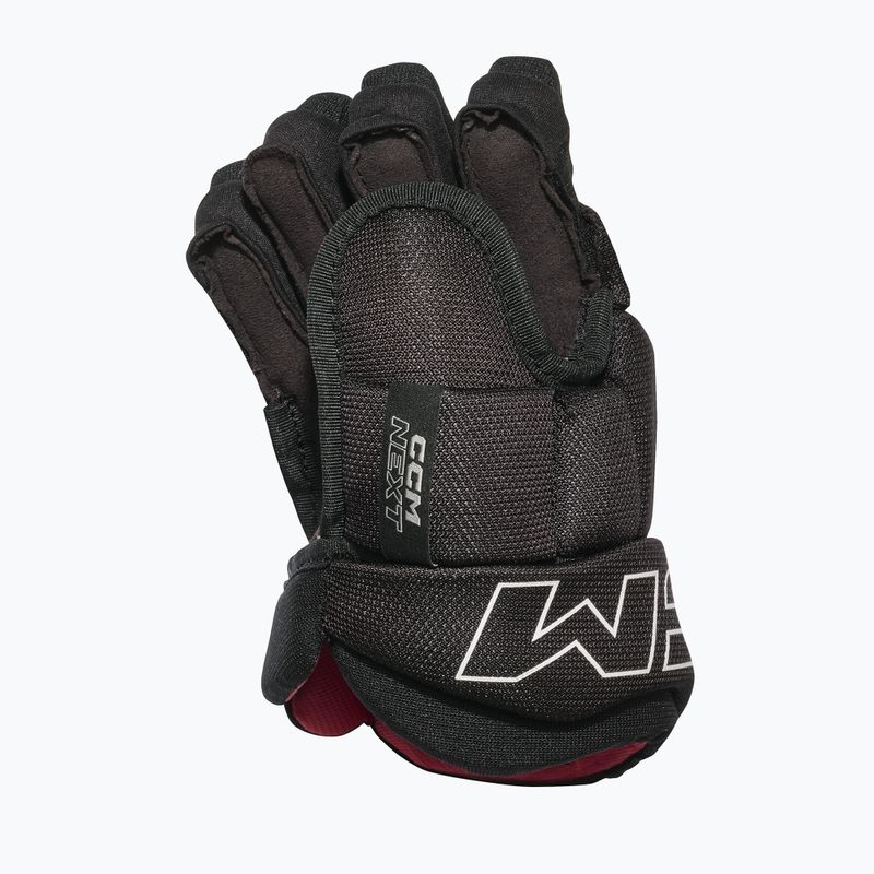 Rękawice hokejowe dla dzieci CCM Next YT Gloves black/white 2