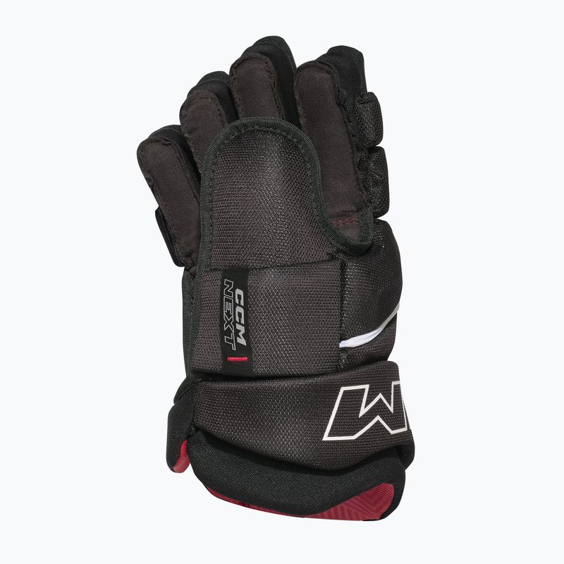 Rękawice hokejowe CCM Next SR Gloves black/white 2