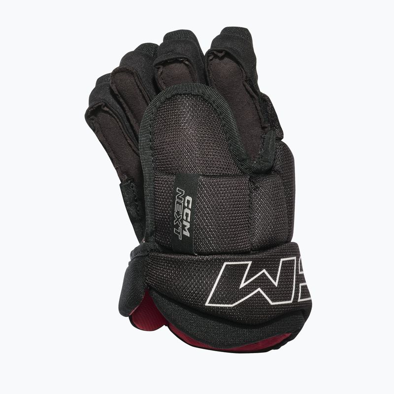 Rękawice hokejowe dla dzieci CCM Next JR Gloves black/white 2