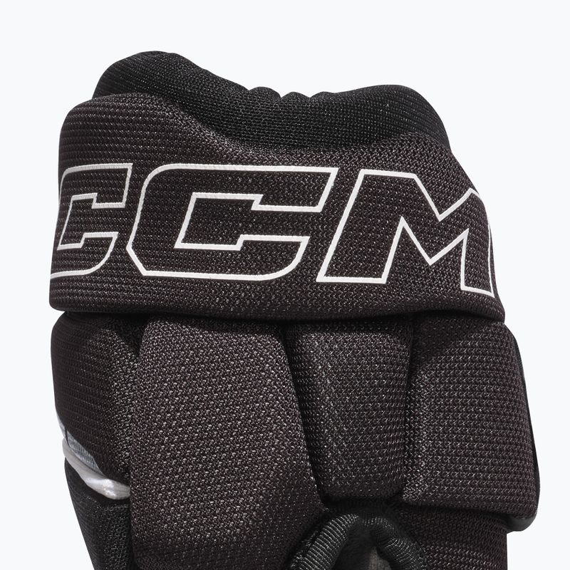 Rękawice hokejowe dla dzieci CCM Next JR Gloves black/white 5