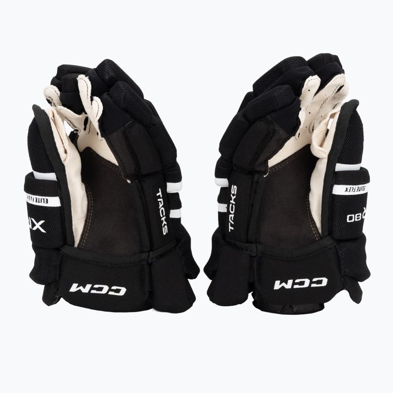 Rękawice hokejowe dla dzieci CCM Tacks XR80 JR Gloves black/white 3
