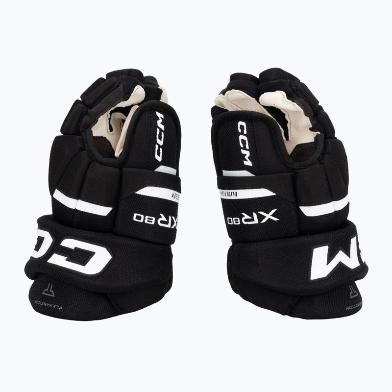 Rękawice hokejowe dla dzieci CCM Tacks XR80 JR Gloves black/white 4