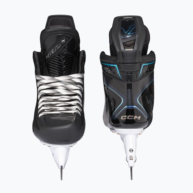 Łyżwy hokejowe męskie CCM Vision SR REG black 3