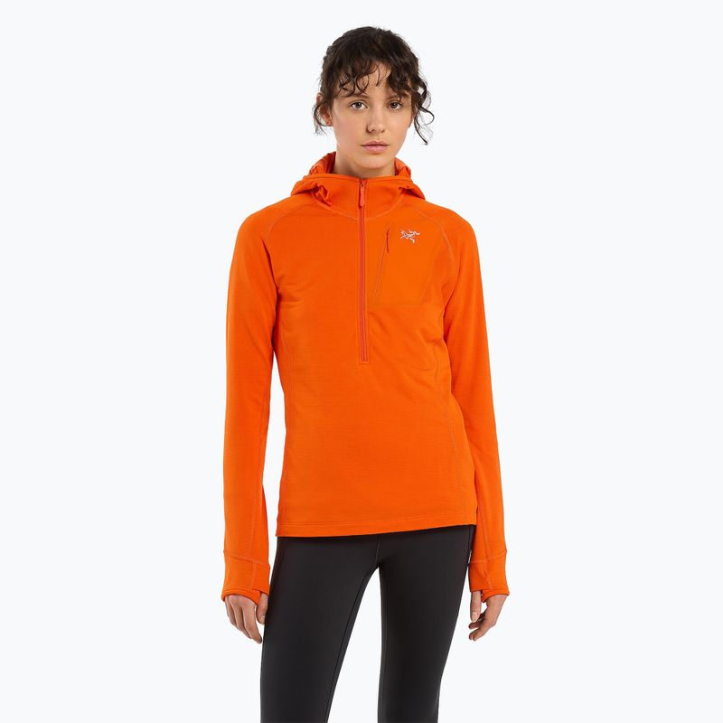 Bluza trekkingowa damska Arc'teryx Delta Half Zip Hoody phenom