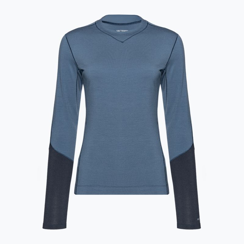 Longsleeve termoaktywny damski Arc'teryx Rho Wool Crew moonlit/black sapphire