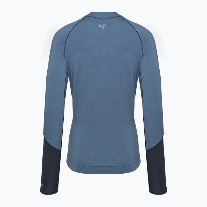 Longsleeve termoaktywny damski Arc'teryx Rho Wool Crew moonlit/black sapphire 2