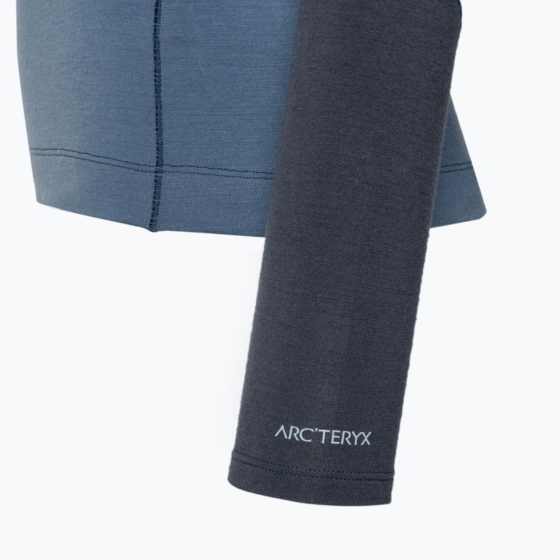 Longsleeve termoaktywny damski Arc'teryx Rho Wool Crew moonlit/black sapphire 3