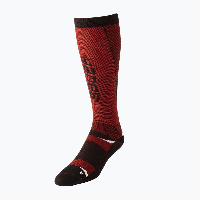 Skarpety Bauer Vapor Pro Skate Sock-Sr red/black 2