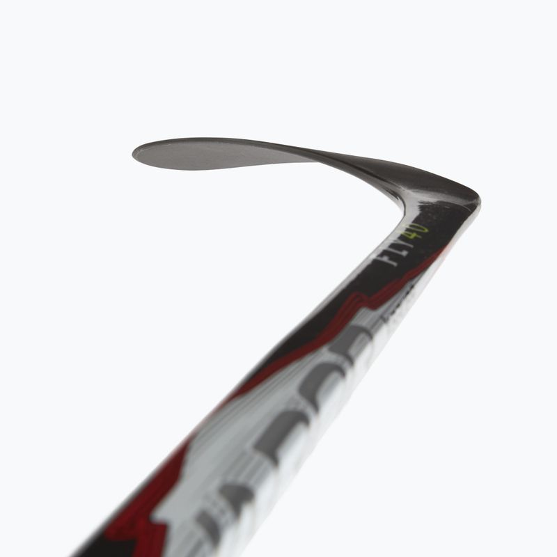 Kij hokejowy Bauer Vapor Fly40 Grip Sr F77 R black/red/white 4
