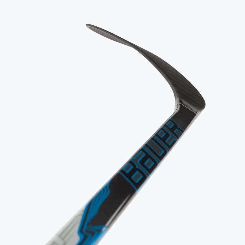Kij hokejowy dziecięcy Bauer Vapor Grip Jr F30 R black/blue/white 4