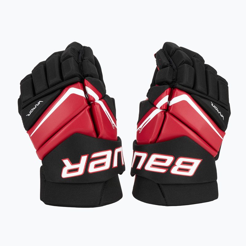 Rękawice hokejowe Bauer Vapor Fly40 Sr black/red 2