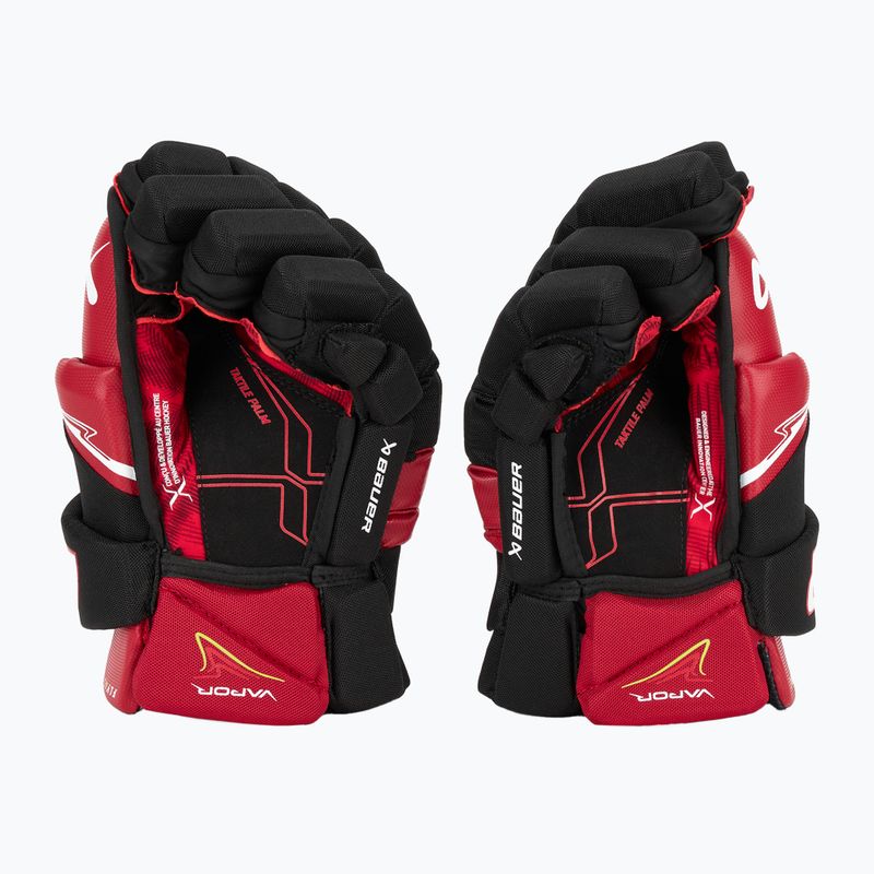 Rękawice hokejowe Bauer Vapor Fly40 Sr black/red 3