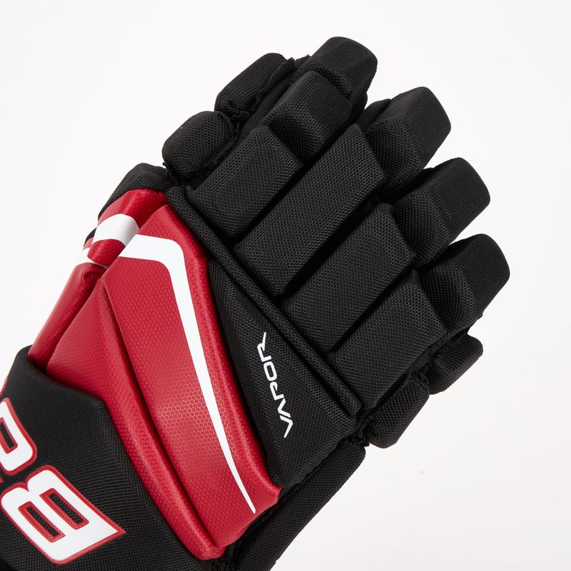 Rękawice hokejowe Bauer Vapor Fly40 Sr black/red 5