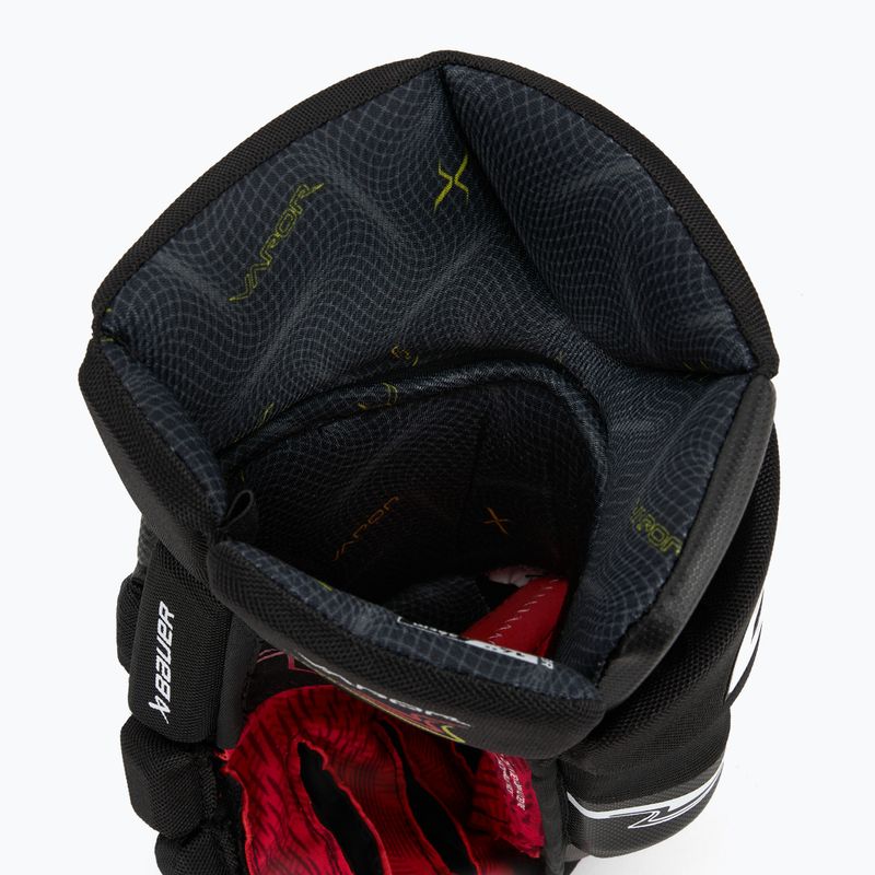 Rękawice hokejowe Bauer Vapor Fly40 Sr black/white 7