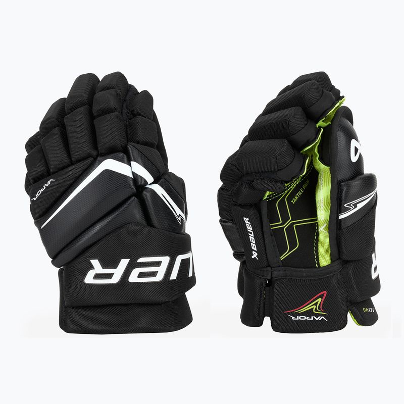 Rękawice hokejowe dziecięce Bauer Vapor Fly40 Jr black/white
