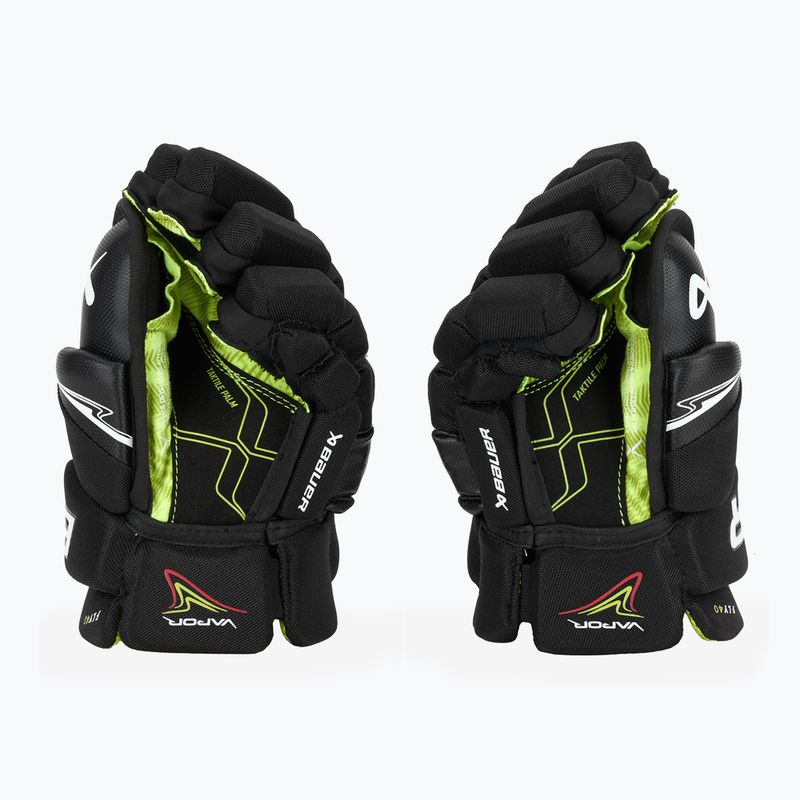 Rękawice hokejowe dziecięce Bauer Vapor Fly40 Jr black/white 3
