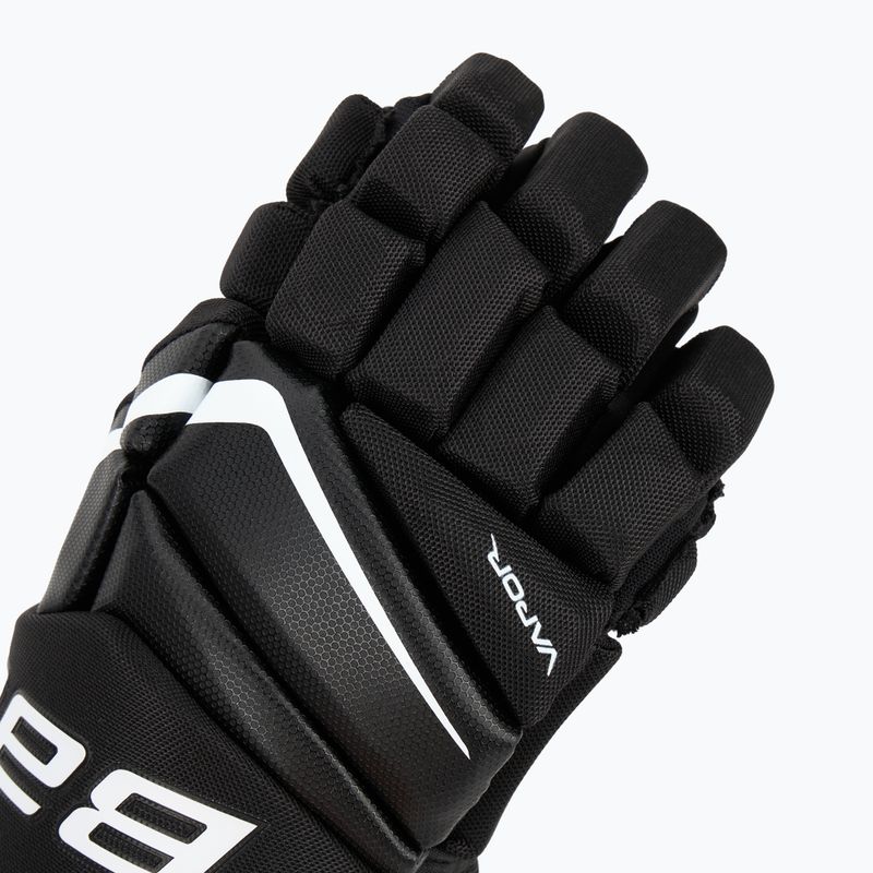Rękawice hokejowe dziecięce Bauer Vapor Fly40 Jr black/white 5