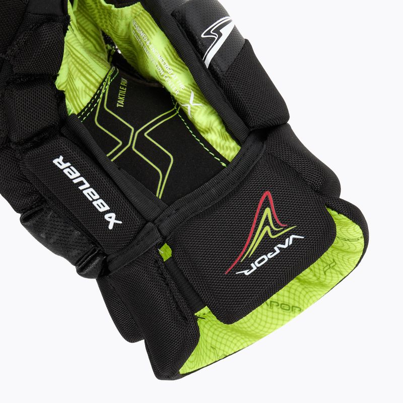 Rękawice hokejowe dziecięce Bauer Vapor Fly40 Jr black/white 6