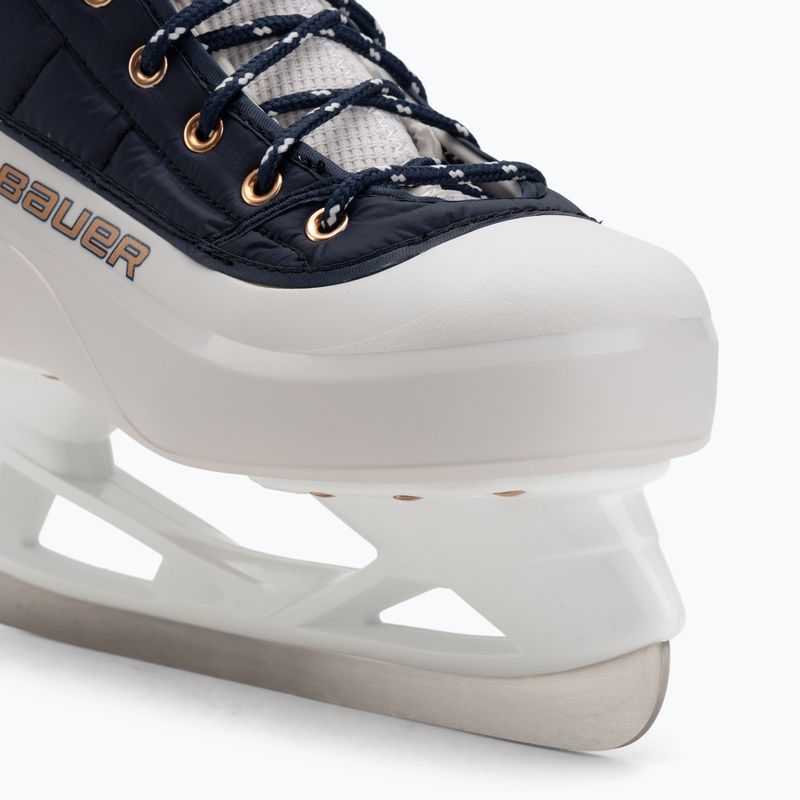 Łyżwy dziecięce Bauer Radiant Heated Jr white/black 6