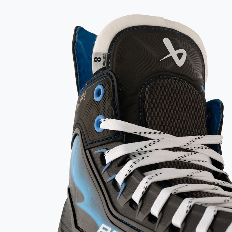 Łyżwy hokejowe męskie Bauer X-Lp 2.0 Skate-Sr black/blue 4