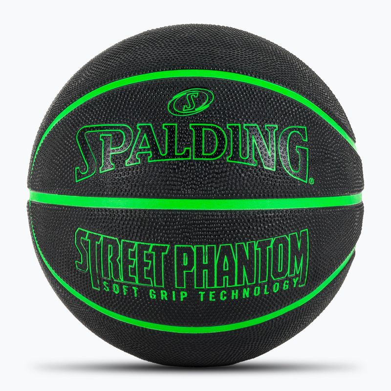 Piłka do koszykówki Spalding Phantom czarny/zielony rozmiar 6