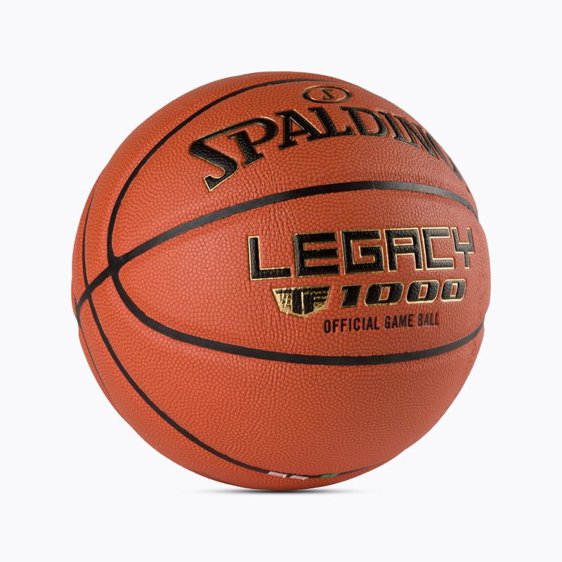 Piłka do koszykówki Spalding TF-1000 Legacy Logo FIBA pomarańczowa rozmiar 7 2