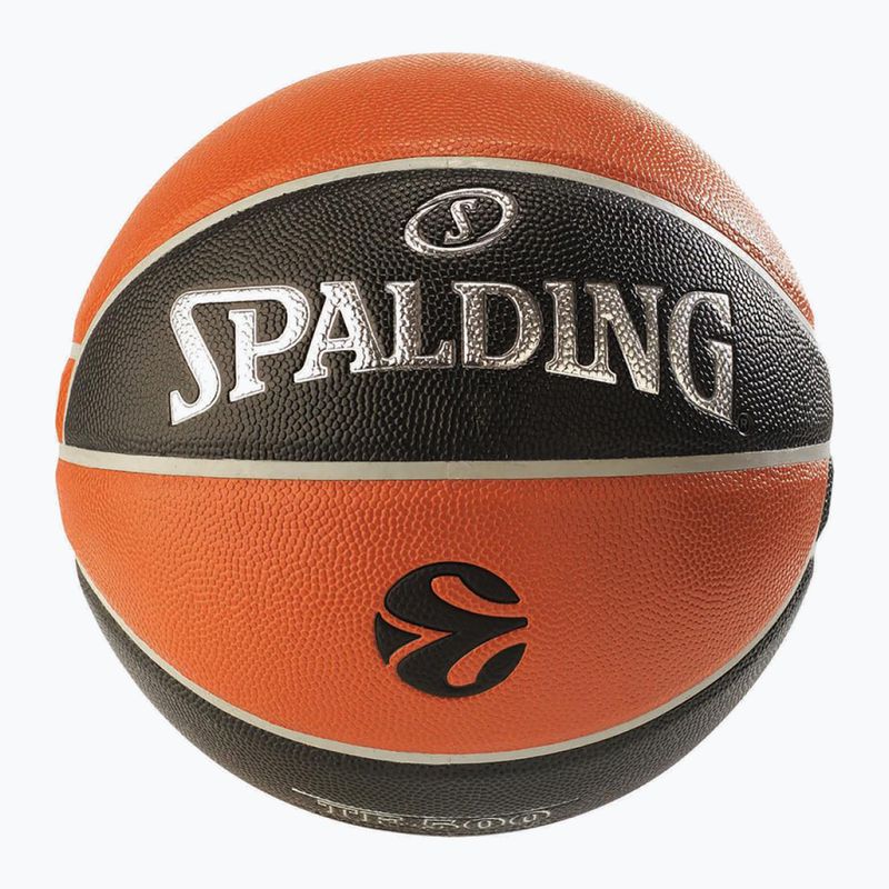 Piłka do koszykówki Spalding Euroleague TF-150 Legacy pomarańczowa/czarna rozmiar 5 6