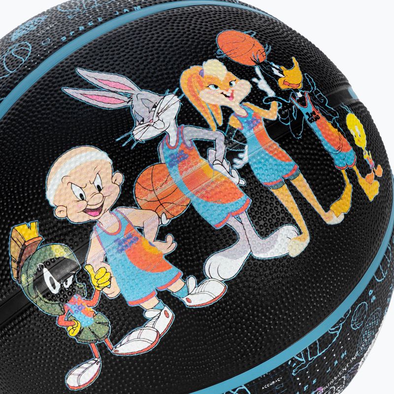 Piłka do koszykówki Spalding Tune Squad niebieska/czarna rozmiar 7 3