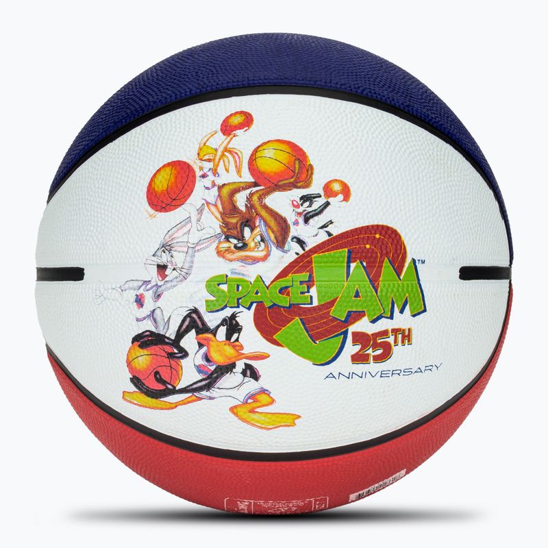 Piłka do koszykówki Spalding Space Jam Tune biały/czerwony/niebieski rozmiar 7 2