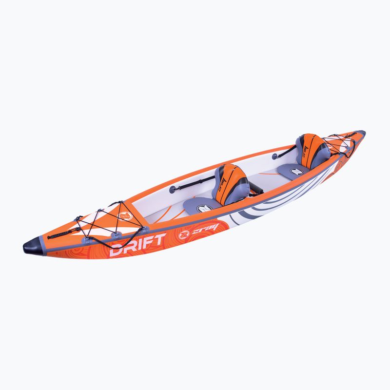 Kajak pompowany 2-osobowy ZRAY Drift 14'0" 426 cm white/orange 3