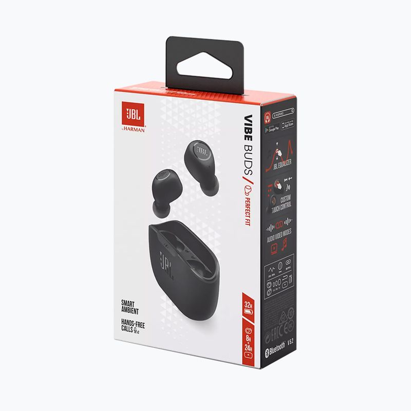 Słuchawki bezprzewodowe JBL Vibe 100 czarne 9