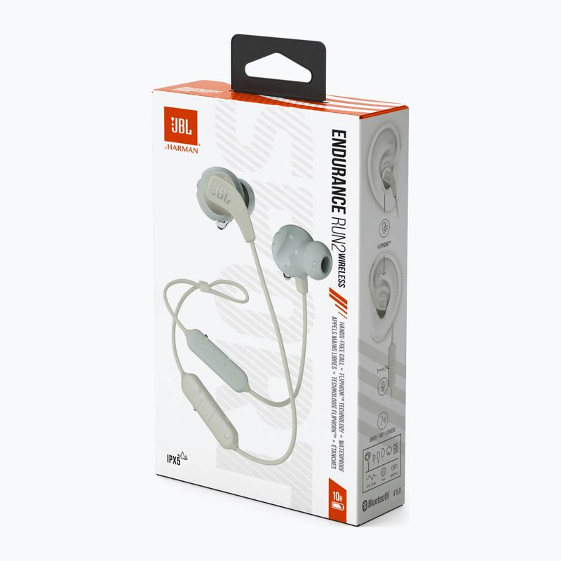 Słuchawki bezprzewodowe JBL Endurance Run 2 BT białe JBLENDURUN2BTWHT 5