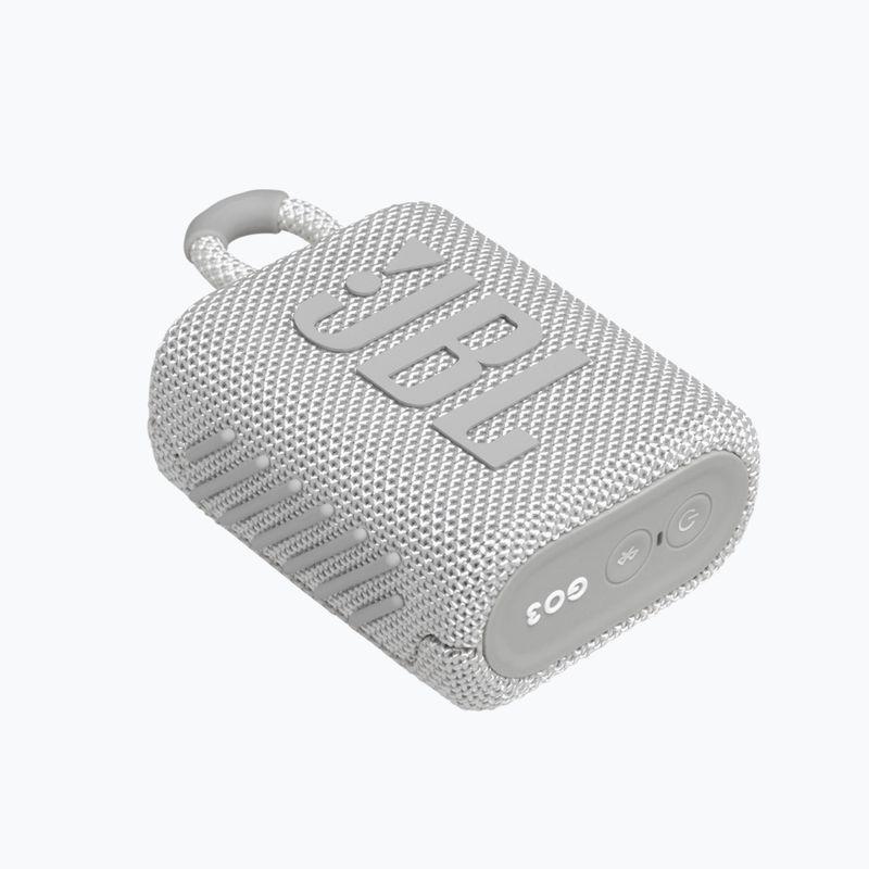 Głośnik mobilny JBL GO 3 biały JBLGO3WHT 3