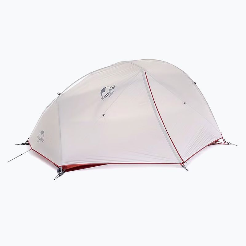 Namiot trekkingowy 2-osobowy Naturehike Star River 2 light grey/red