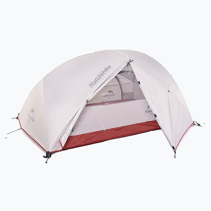 Namiot trekkingowy 2-osobowy Naturehike Star River 2 light grey/red 2