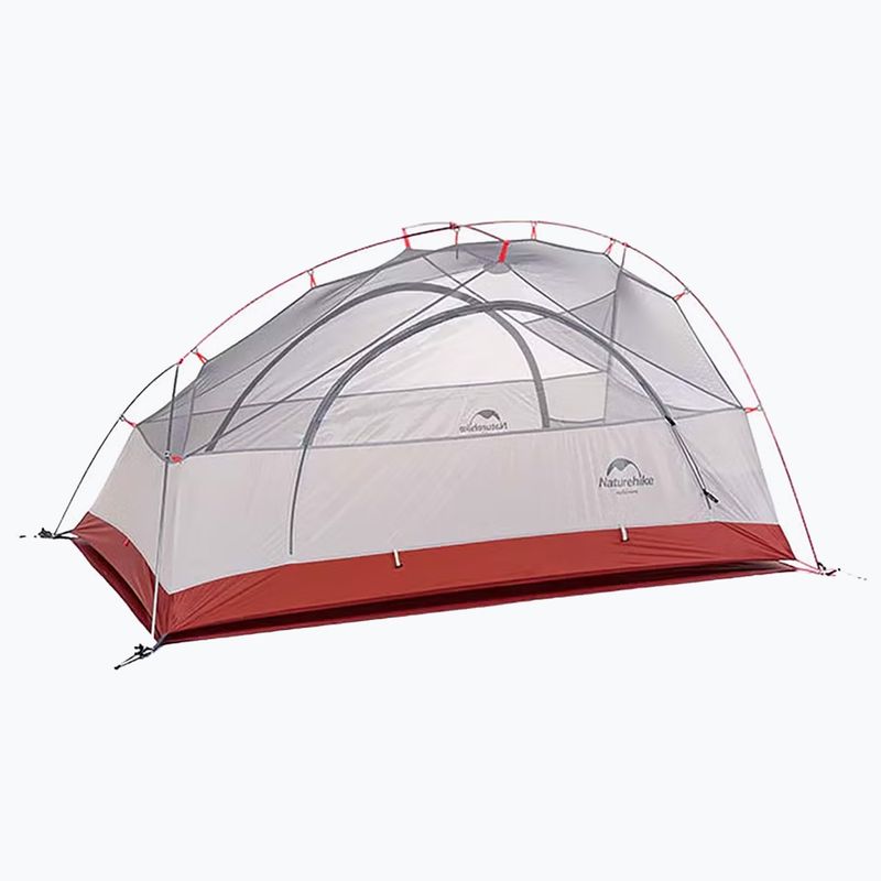 Namiot trekkingowy 2-osobowy Naturehike Star River 2 light grey/red 3