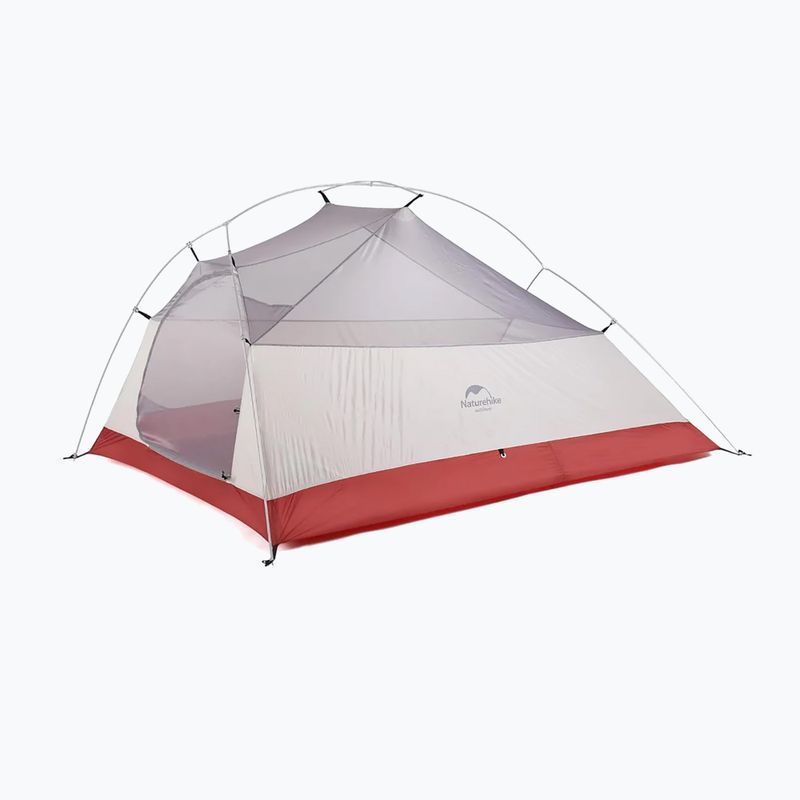 Namiot trekkingowy 3-osobowy Naturehike Updated Cloud Up 3 light grey/red 3