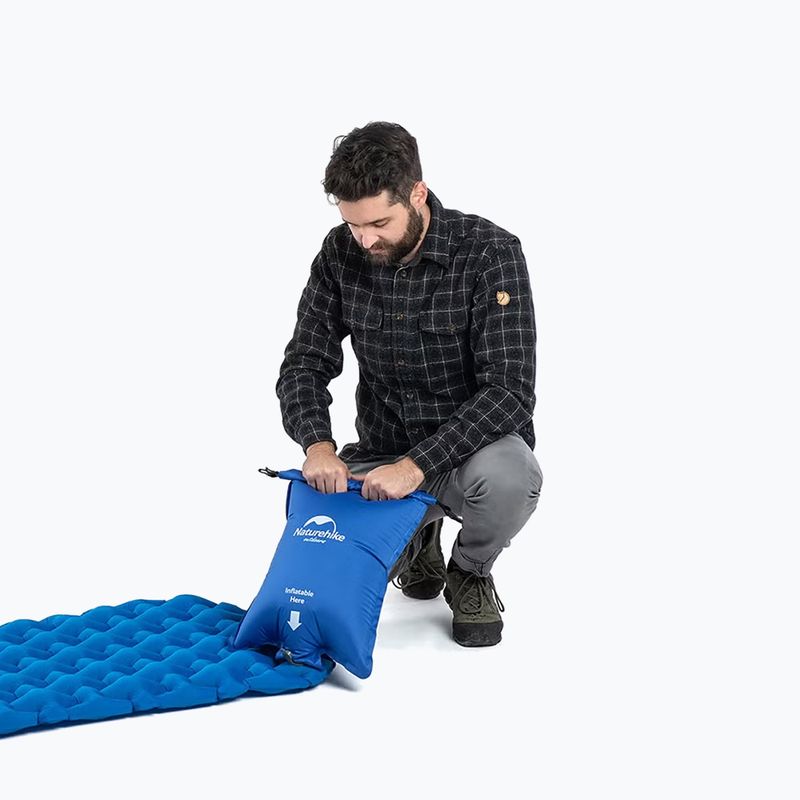 Worek z funkcją pompki Naturehike Inflatable blue 7