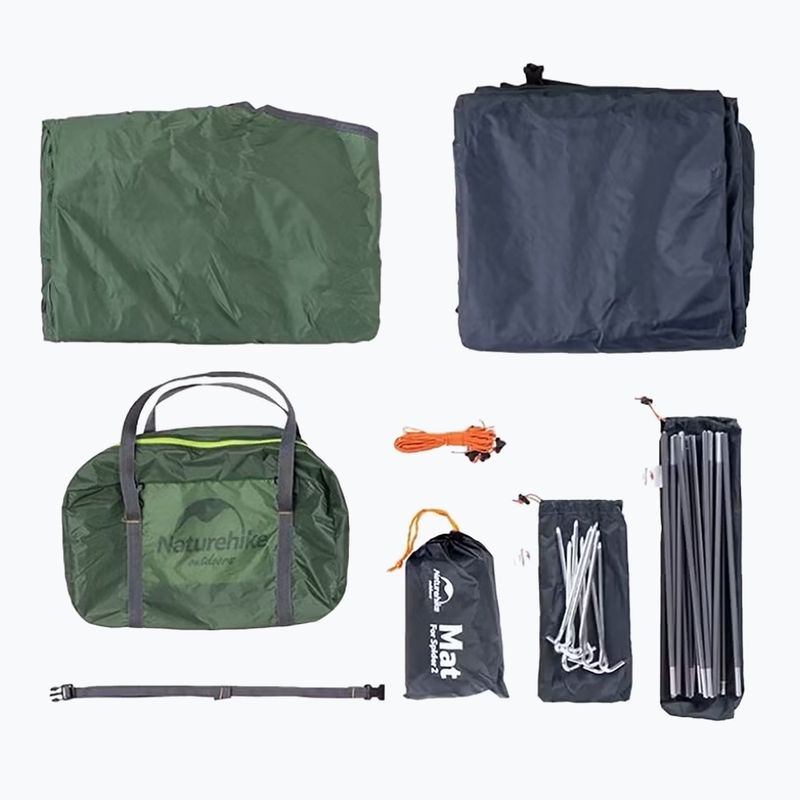 Namiot trekkingowy 2-osobowy Naturehike Ultralight 20D forest green 3