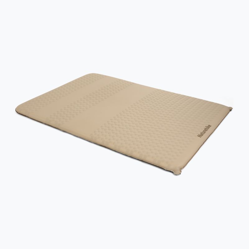 Mata samopompująca Naturehike Featherbone Double Regular Wide brown