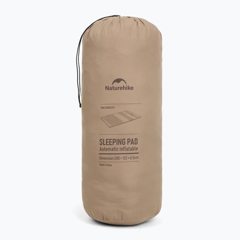 Mata samopompująca Naturehike Featherbone Double Regular Wide brown 9